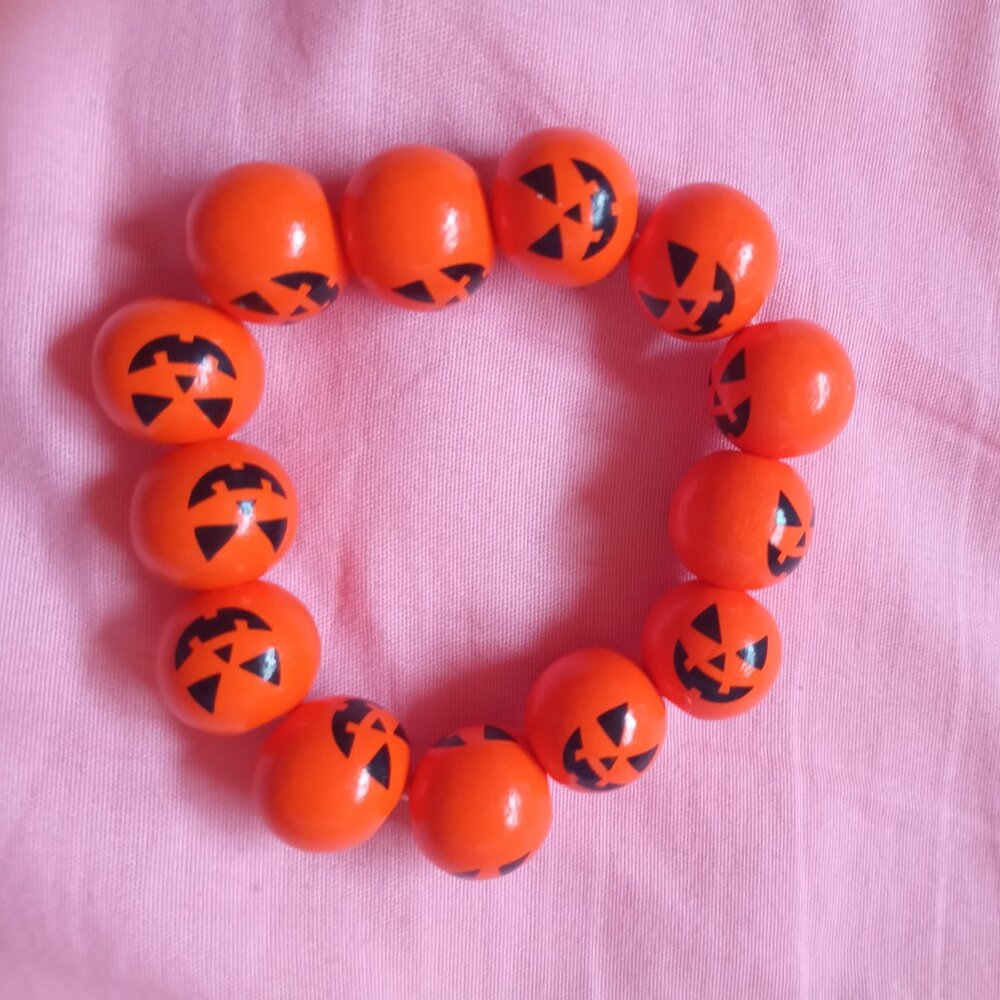 Halloween Beaded Bracelet